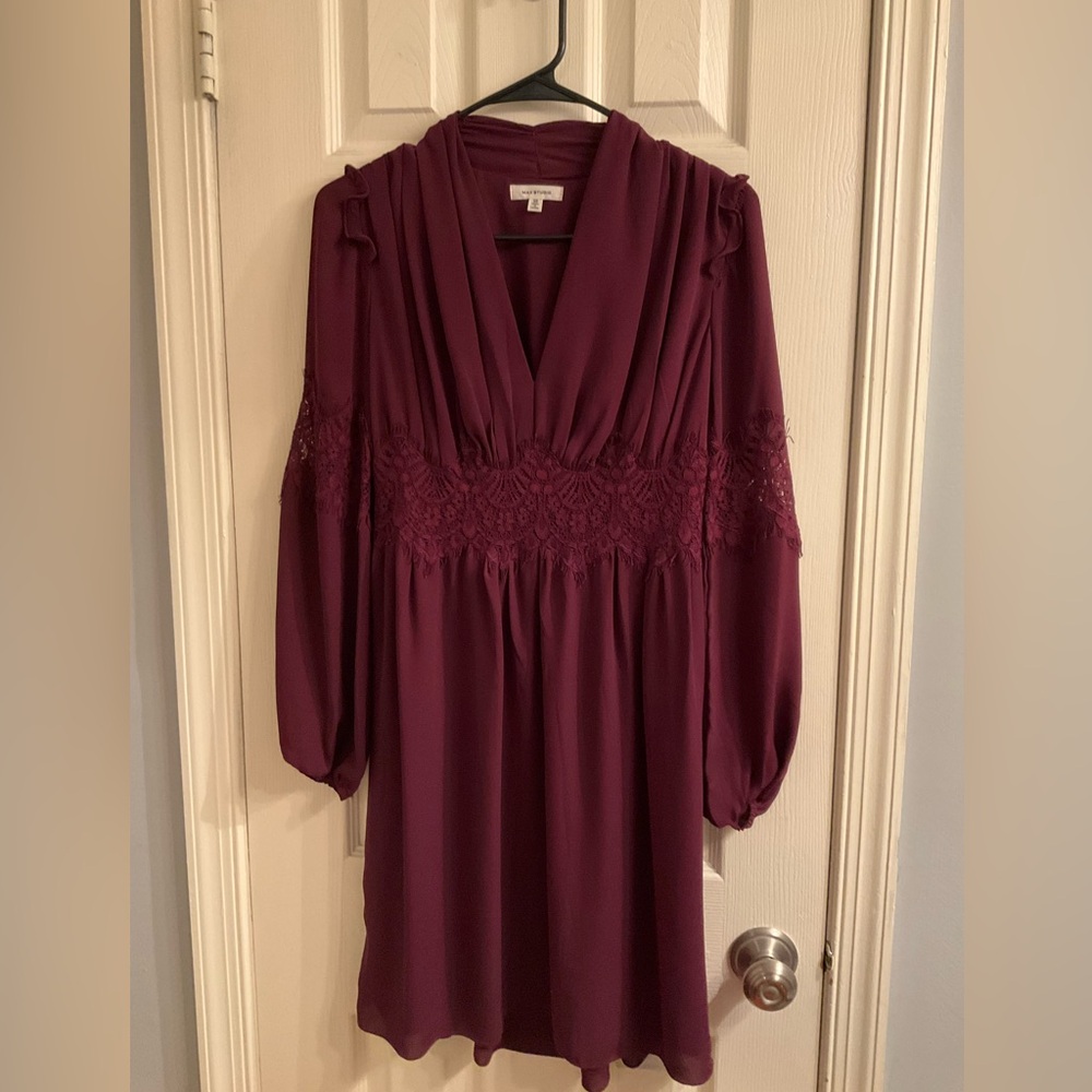 Maroon Party Dress